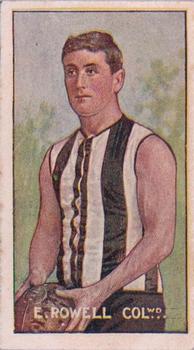 1905-06 Sniders & Abrahams Standard Cigarettes Series B - VFL #NNO Edward Rowell Front